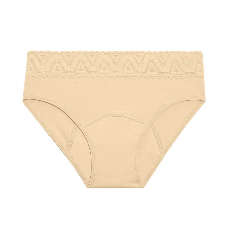 High Waist Cotton High Elastic Women's Briefs Leak-proof Menstrual Period Panties - Mubimart