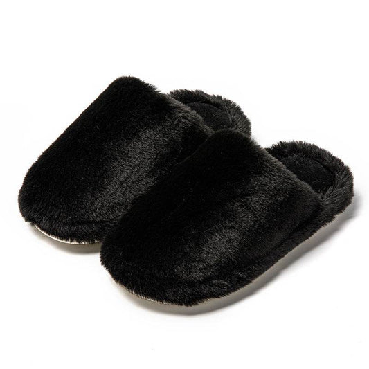 Baotou Cotton Slippers Home Plush Women - Mubimart