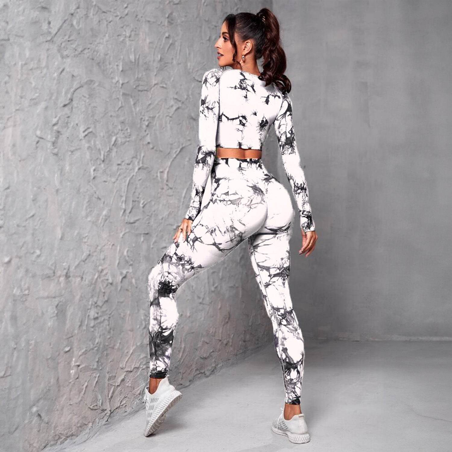 Fashion Personalized Fitness Sportswear Suit Women - Mubimart