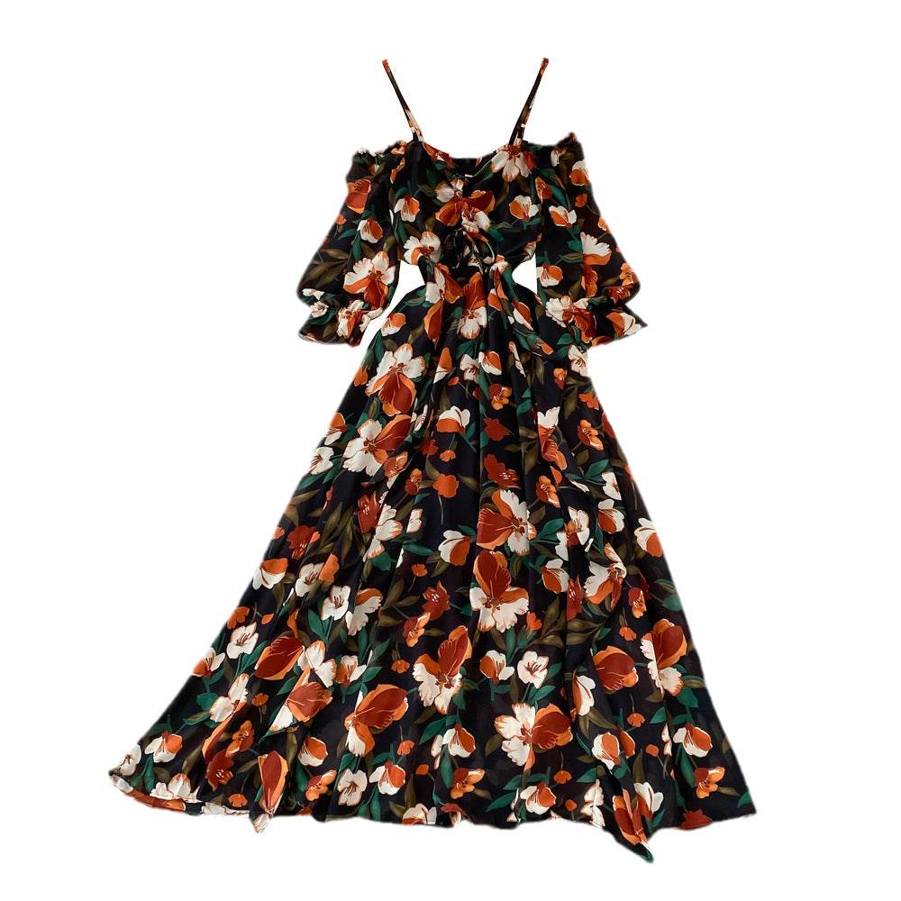 Gentle Wind Strapless Slip Dress - Mubimart