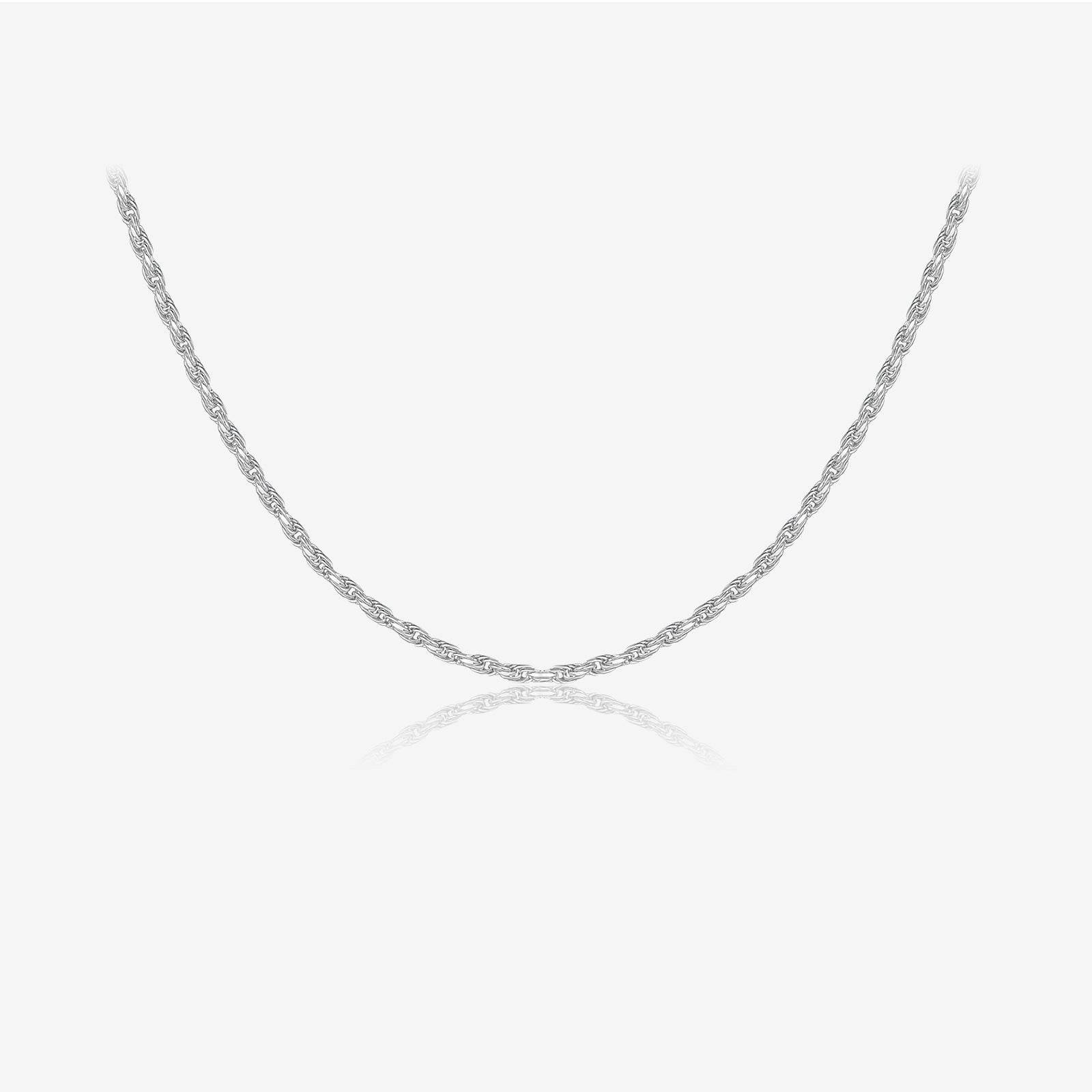 S925 Sterling Silver Necklace For Women Without Pendants Choker Single Chain Box Chain - Mubimart