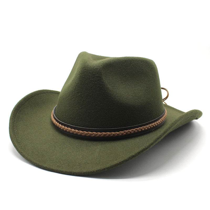 Men's And Women's Felt Fedora Hat - Mubimart