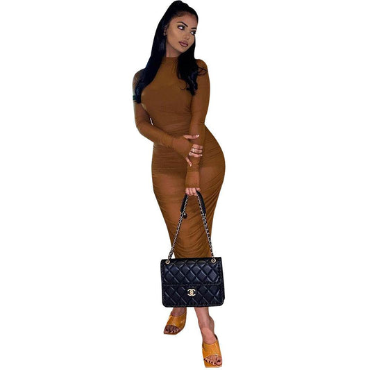 Mesh Beach Dress For Women Plus Size - Mubimart