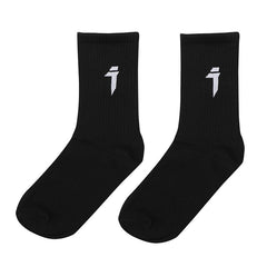 Couple Tide Hosiery Machine Neng Feng Athletic Socks Hip Hop Pure Cotton Knitted Tube Socks - Mubimart -  