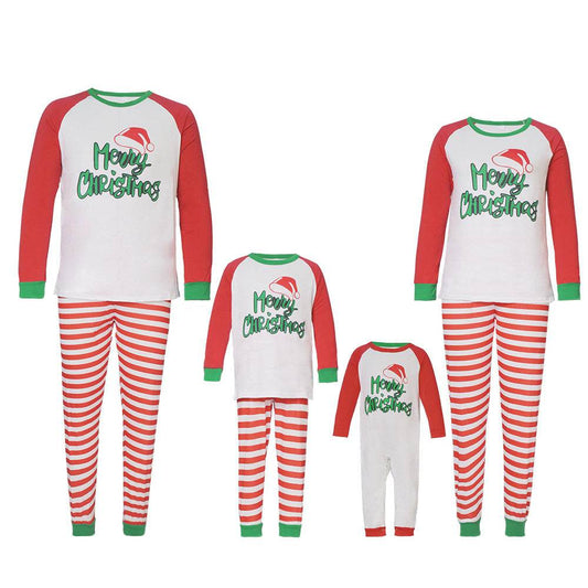 Clothes For The Whole Family A Family Of Four Stripes Christmas Suit - Mubimart