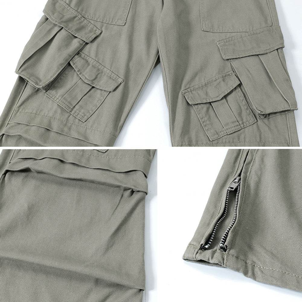 Multi-pocket Cargo Pants Men And Women - Mubimart
