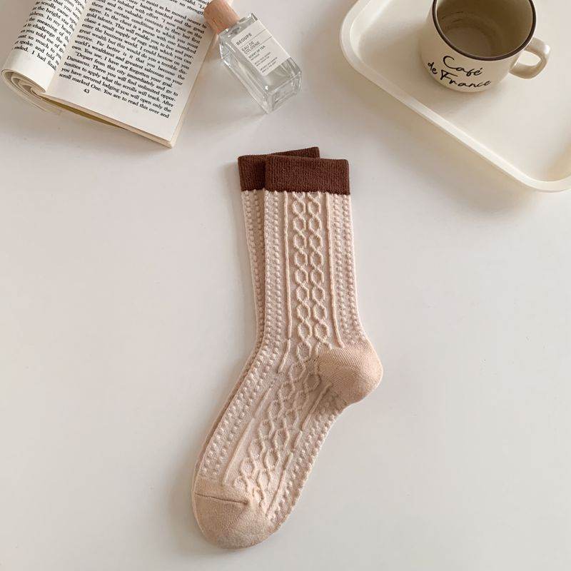 Soft, Delicate And Warm Mid-calf Length And Knee High Socks - Mubimart