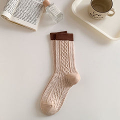 Soft, Delicate And Warm Mid-calf Length And Knee High Socks - Mubimart -  