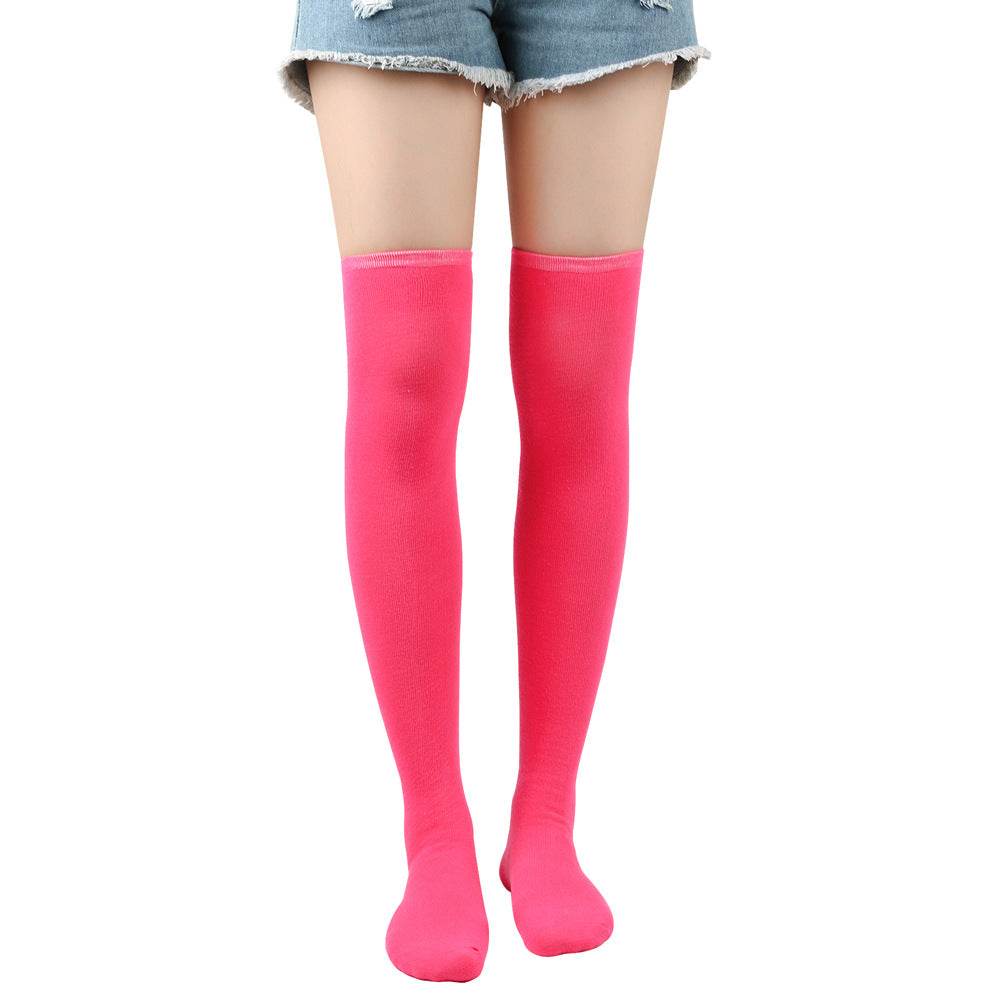 Halloween Knee Socks Purple Socks Diagonal Stripes - Mubimart