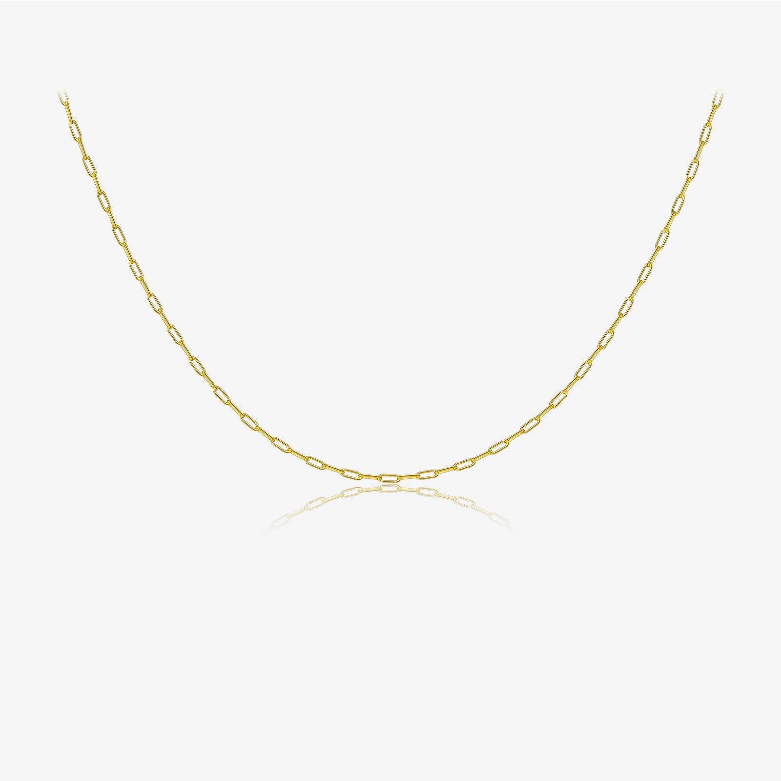 S925 Sterling Silver Necklace For Women Without Pendants Choker Single Chain Box Chain - Mubimart