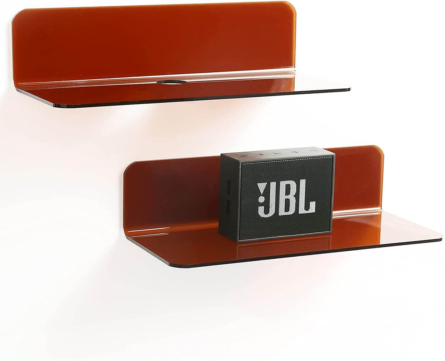 Color Floating Shelf Wall-mounted Rack Punch-free Wall Mounted Storage Rack - Mubimart