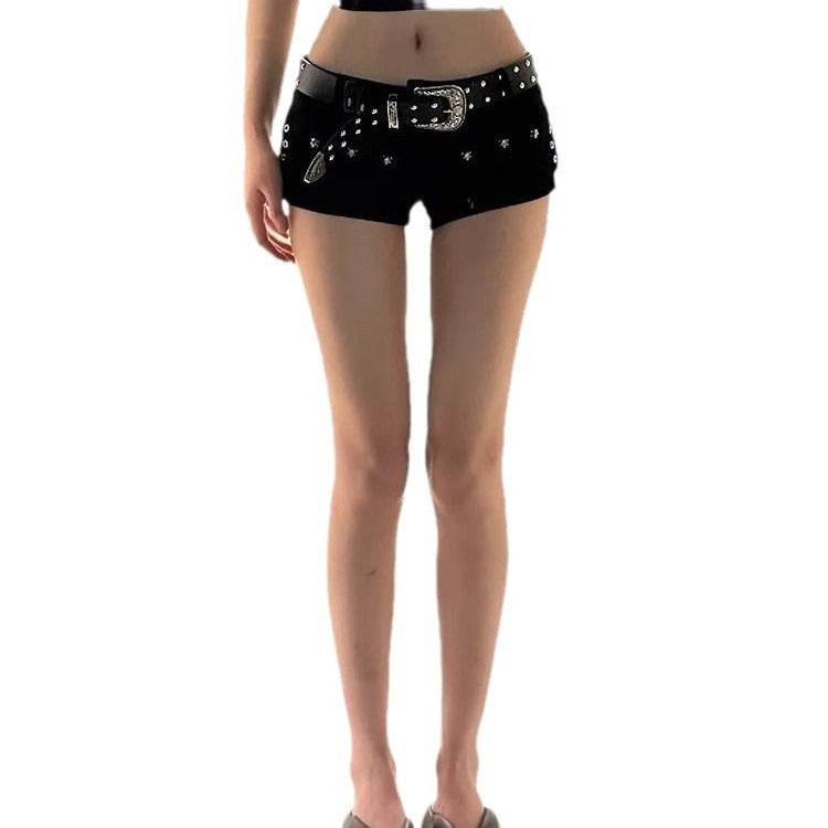 Fashion American Denim Shorts For Women - Mubimart