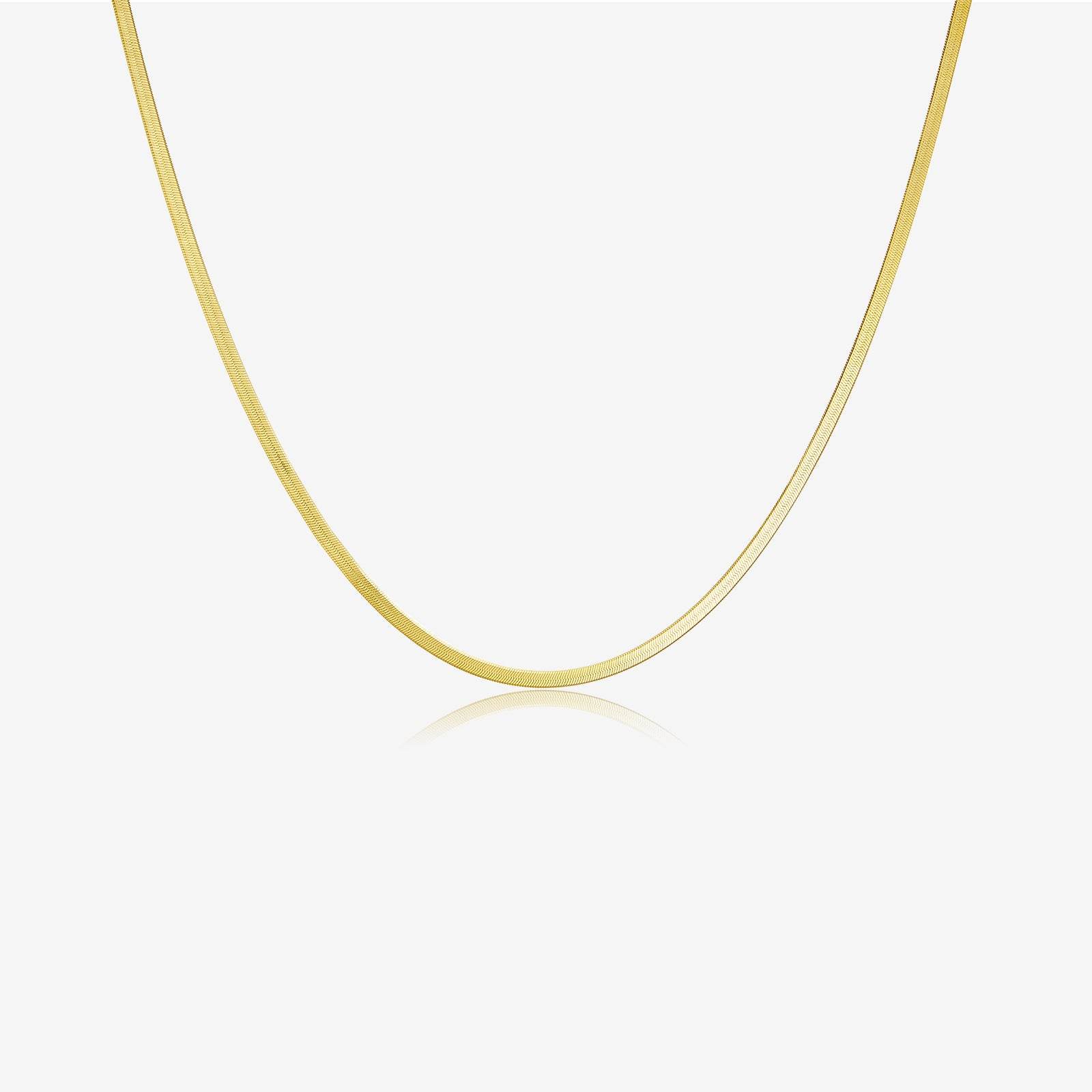S925 Sterling Silver Necklace For Women Without Pendants Choker Single Chain Box Chain - Mubimart