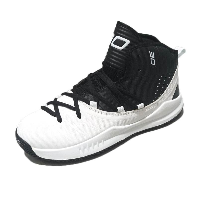 Couple Basketball Shoes Men's High-top Sneaker - Mubimart