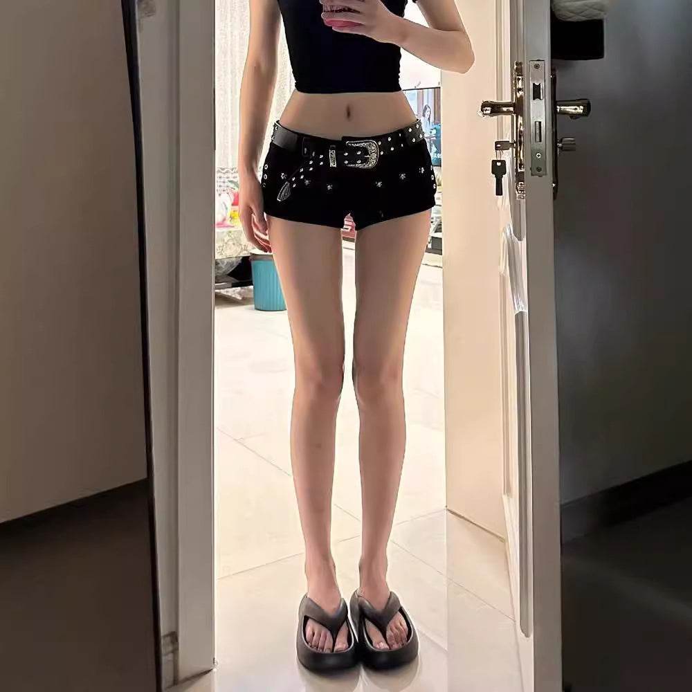 Fashion American Denim Shorts For Women - Mubimart