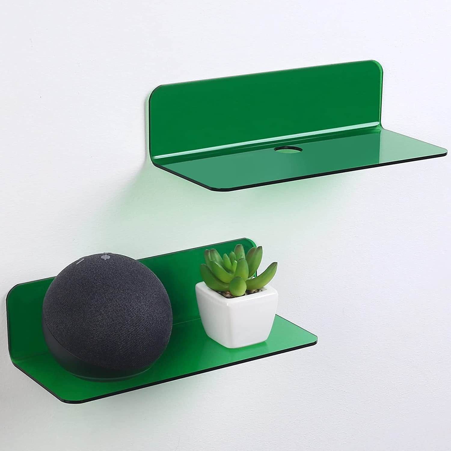 Color Floating Shelf Wall-mounted Rack Punch-free Wall Mounted Storage Rack - Mubimart