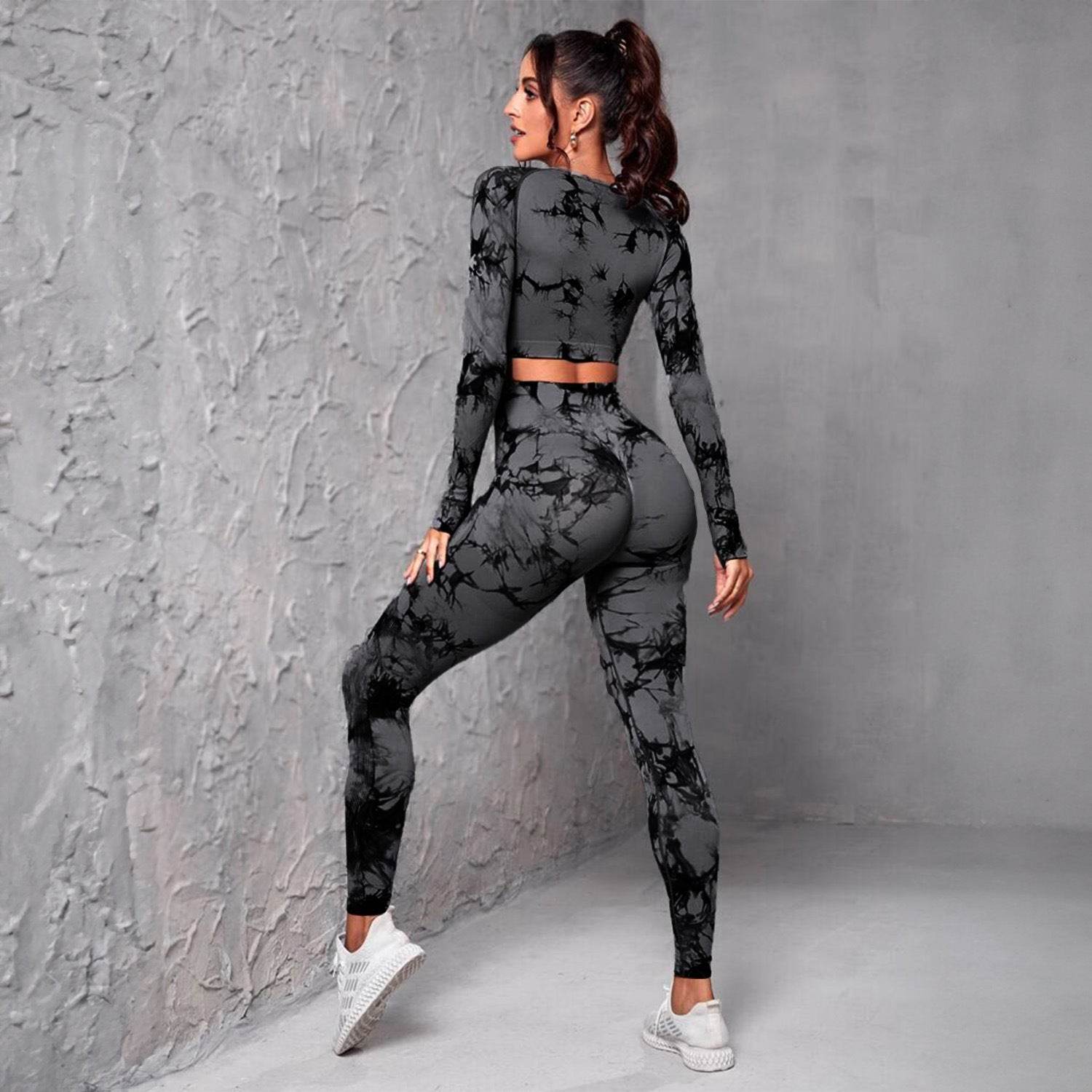 Fashion Personalized Fitness Sportswear Suit Women - Mubimart