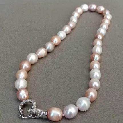 Natural Freshwater Thread Pearl Irregular Shaped Necklace - Mubimart