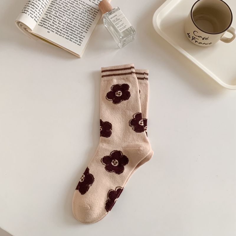 Soft, Delicate And Warm Mid-calf Length And Knee High Socks - Mubimart -  