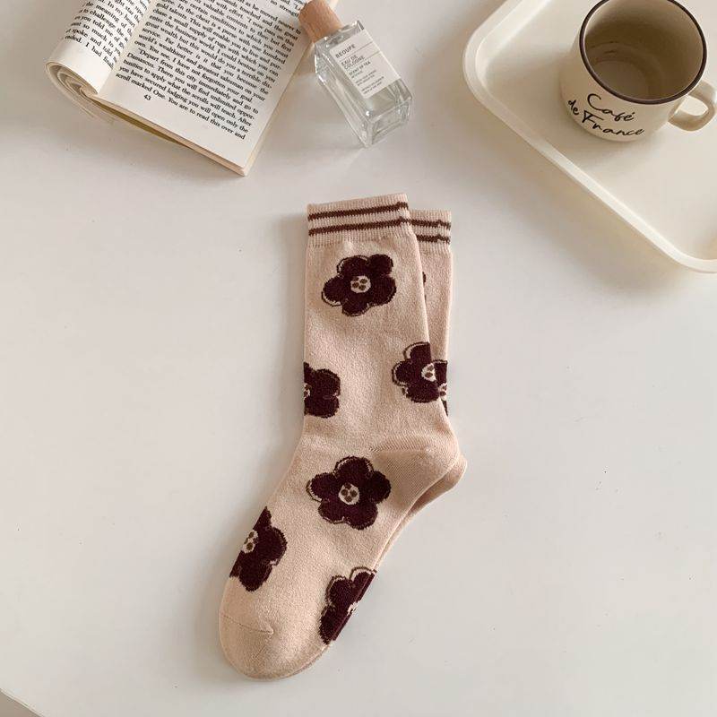 Soft, Delicate And Warm Mid-calf Length And Knee High Socks - Mubimart