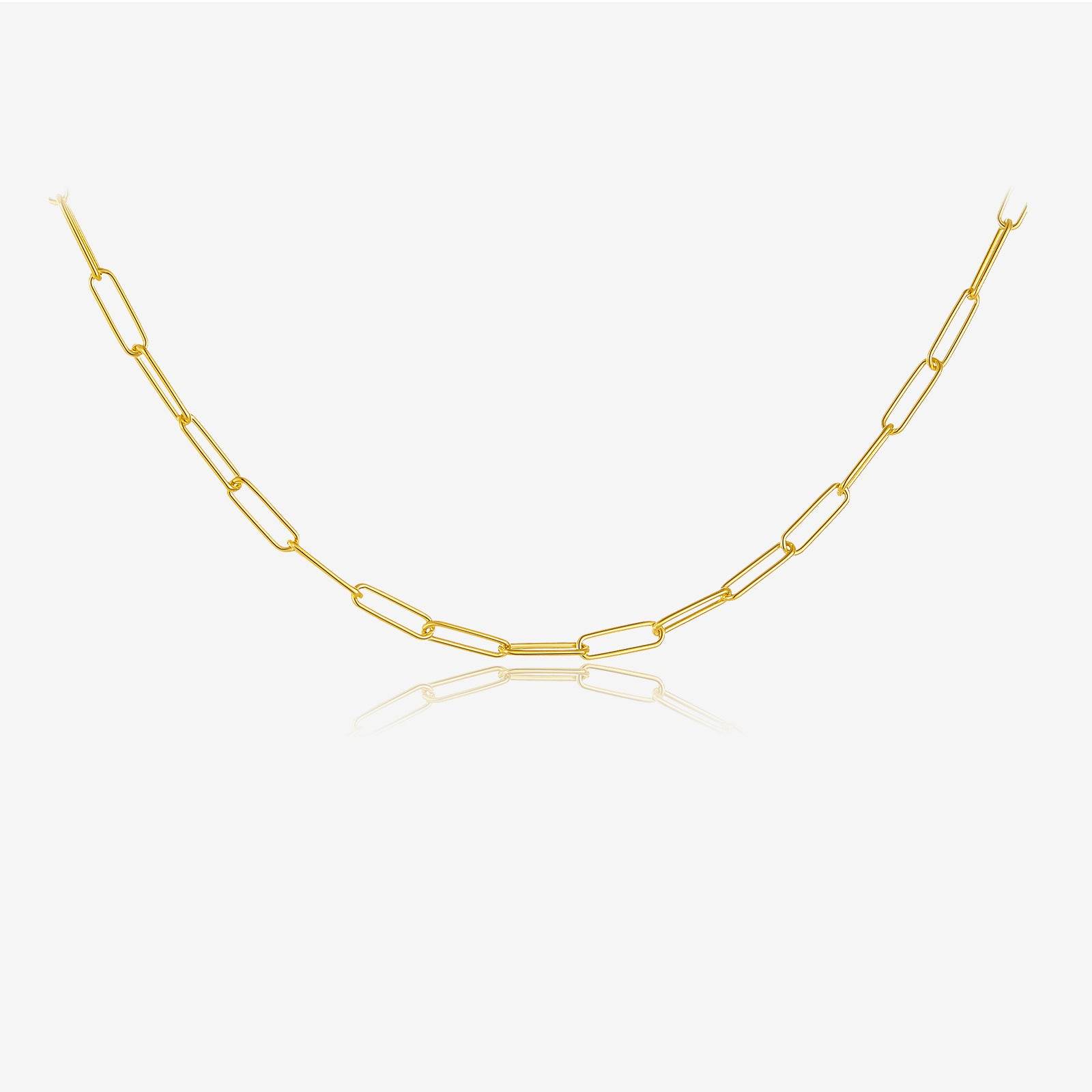 S925 Sterling Silver Necklace For Women Without Pendants Choker Single Chain Box Chain - Mubimart
