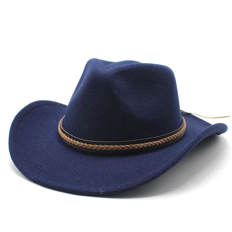 Men's And Women's Felt Fedora Hat - Mubimart