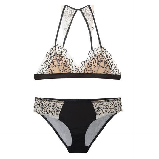 French Style Wind Lingerie Set - Mubimart