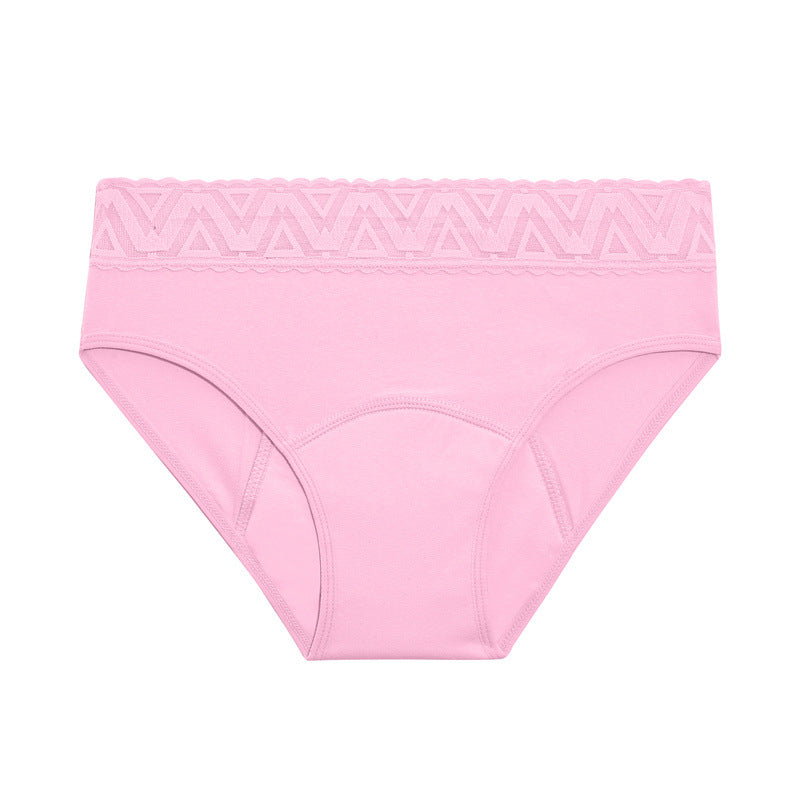 High Waist Cotton High Elastic Women's Briefs Leak-proof Menstrual Period Panties - Mubimart -  