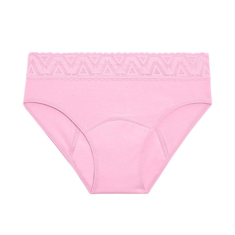 High Waist Cotton High Elastic Women's Briefs Leak-proof Menstrual Period Panties - Mubimart