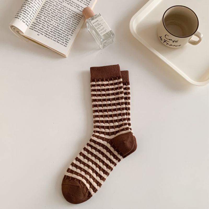 Soft, Delicate And Warm Mid-calf Length And Knee High Socks - Mubimart -  