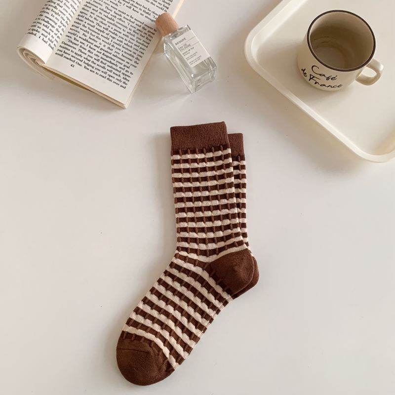 Soft, Delicate And Warm Mid-calf Length And Knee High Socks - Mubimart