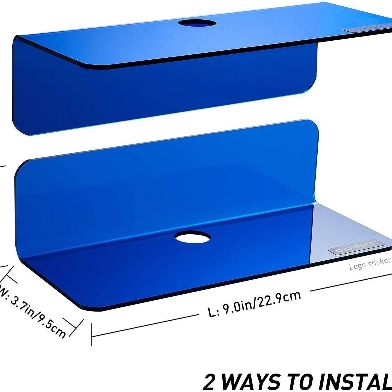 Color Floating Shelf Wall-mounted Rack Punch-free Wall Mounted Storage Rack - Mubimart