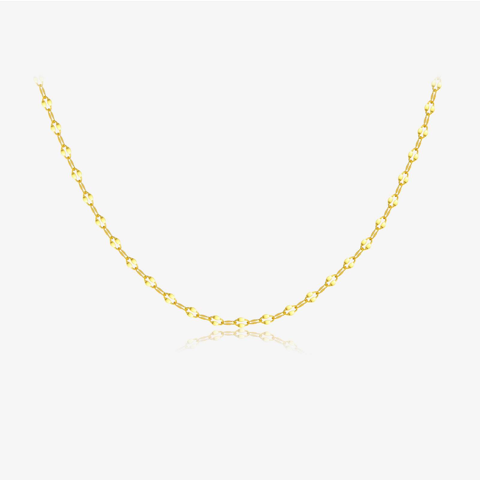 S925 Sterling Silver Necklace For Women Without Pendants Choker Single Chain Box Chain - Mubimart