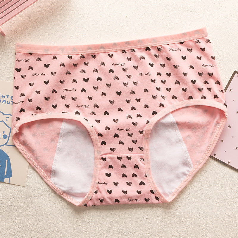 Cartoon Student Development Menstrual Period Panties - Mubimart -  