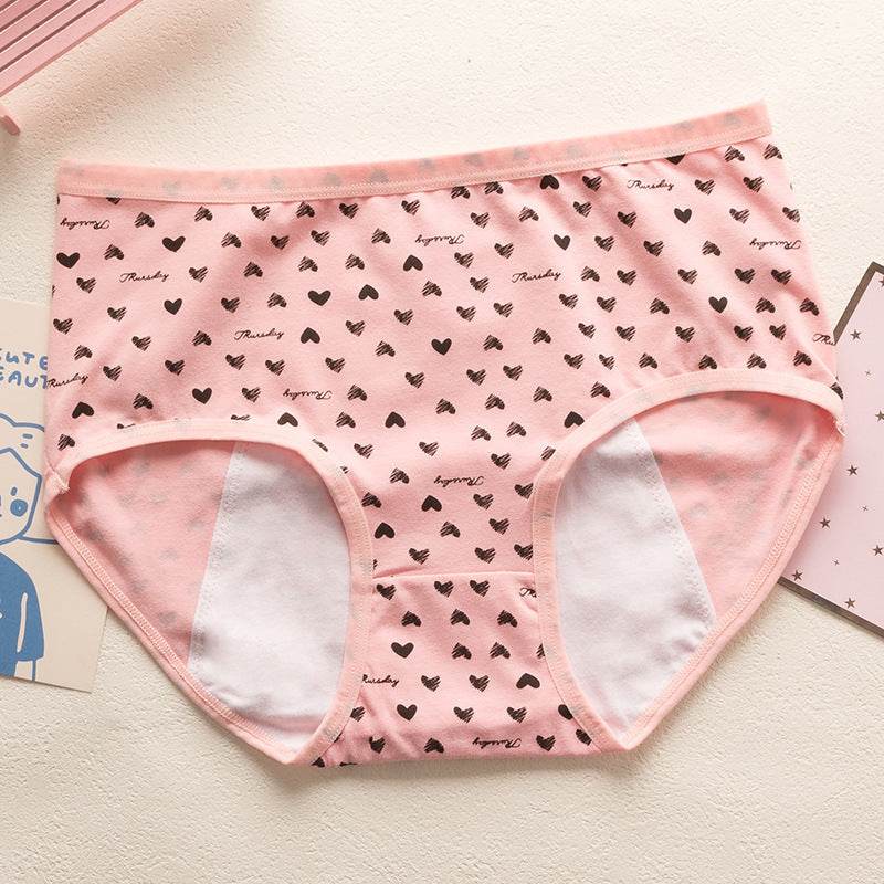 Cartoon Student Development Menstrual Period Panties - Mubimart