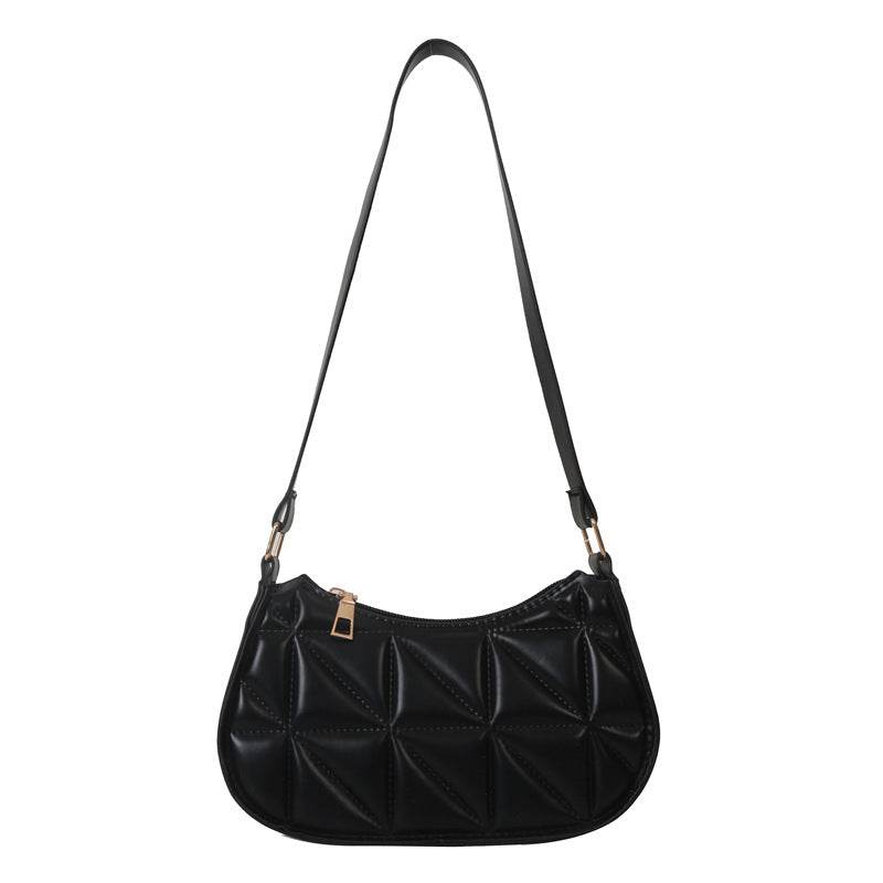 Retro Casual Portable Shoulder Bag Fashion Underarm Bag Women - Mubimart