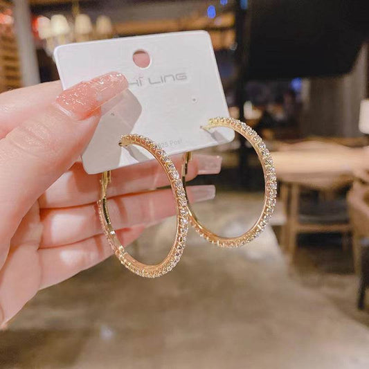 Simple Hoop Earrings Women - Mubimart