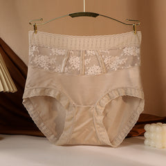 High Waist Lace Women's Panties Summer - Mubimart -  