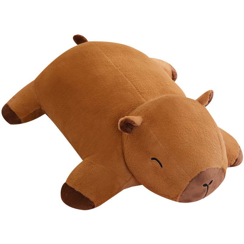 Plush Capybara Floor Mat Bed With Leg-supporting Large Capybara Capybara Pillow - Mubimart