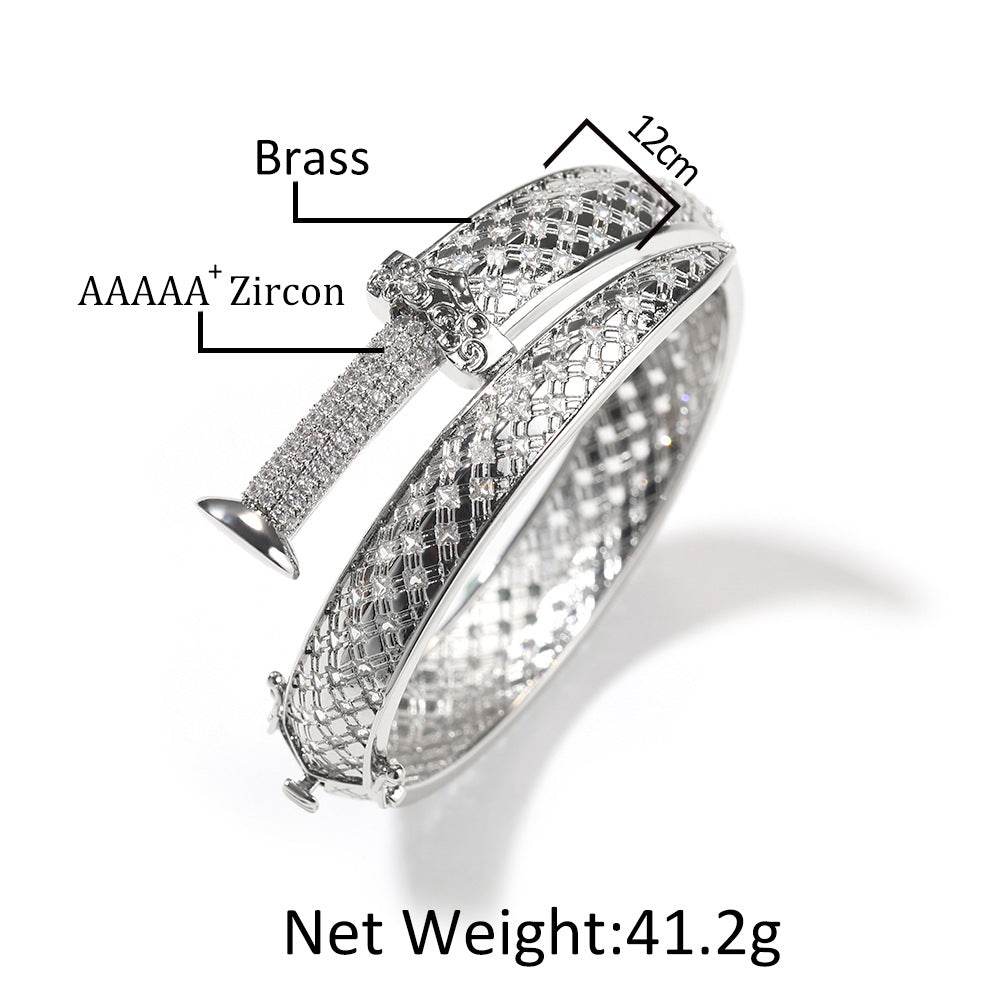 Cool Sword Personalized Bracelet Men - Mubimart