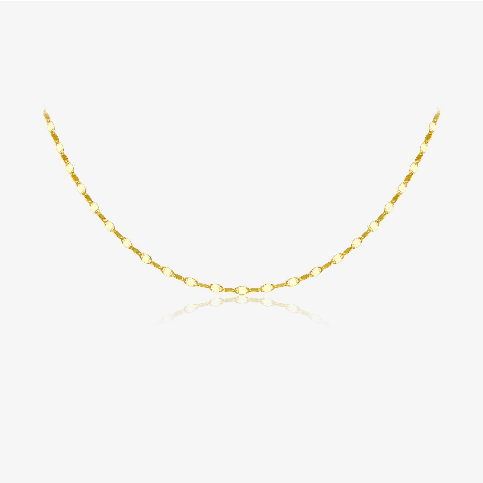 S925 Sterling Silver Necklace For Women Without Pendants Choker Single Chain Box Chain - Mubimart