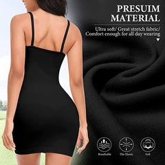 Seamless Corset Strap Base Dress - Mubimart -  