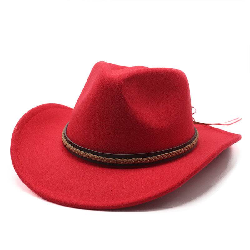 Men's And Women's Felt Fedora Hat - Mubimart