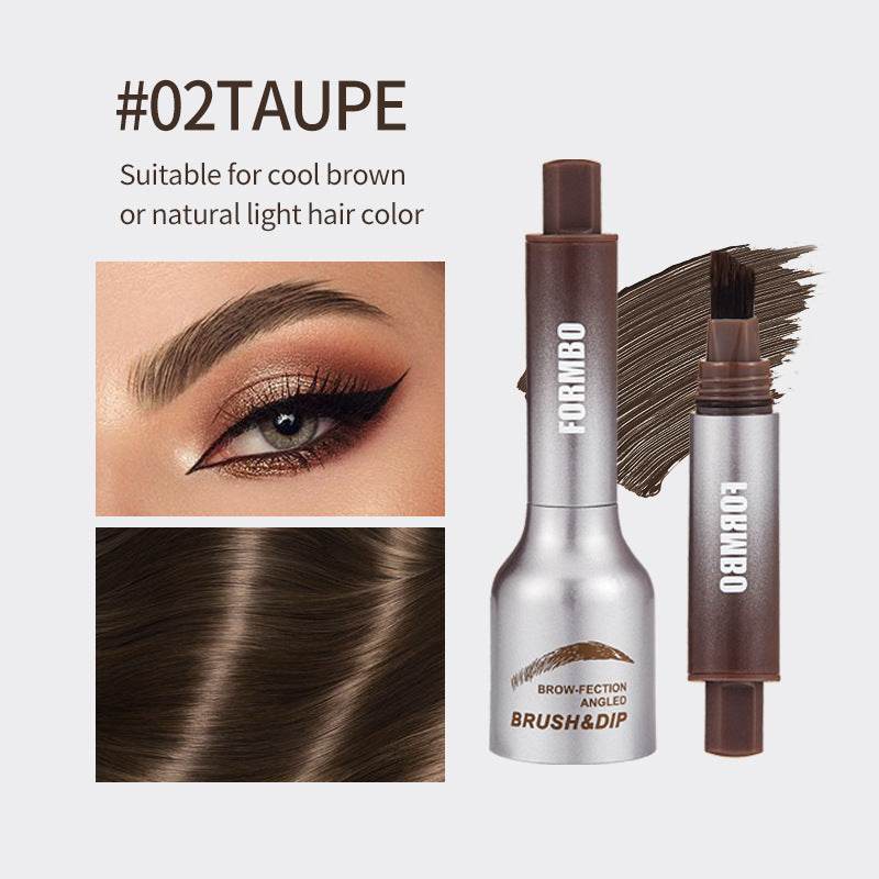 Wild Eyebrow Three-dimensional Large Eyebrow Brush Pressing Head Eyebrow Cream - Mubimart