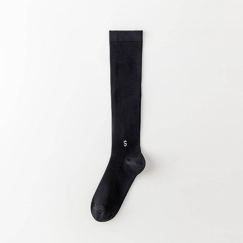 Compression Stockings Exercise Compression Calf Fitness Long Tube Yoga Socks - Mubimart
