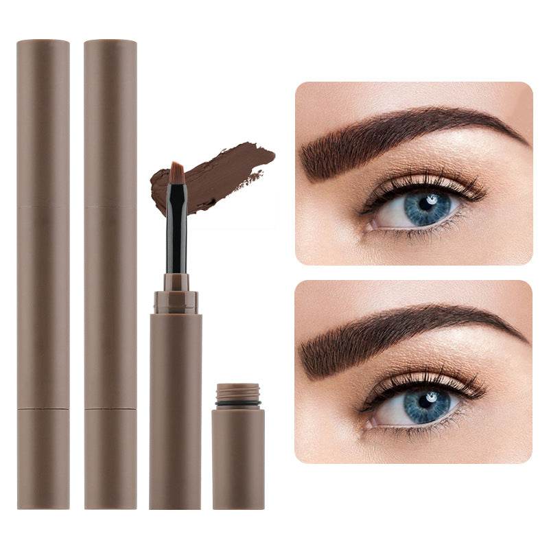 Shaping Natural Color Rendering Double-headed Eyebrow Cream - Mubimart