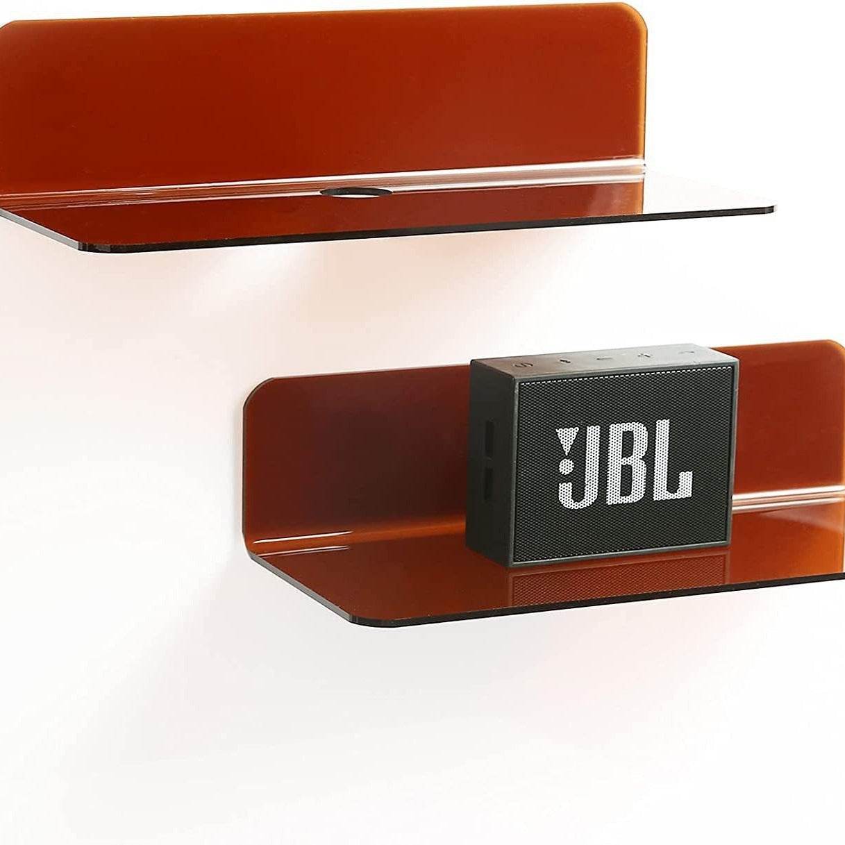 Color Floating Shelf Wall-mounted Rack Punch-free Wall Mounted Storage Rack - Mubimart