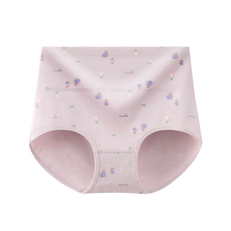 7A Antibacterial High Waist Belly Shaping Panties Cotton Hip Lifting - Mubimart