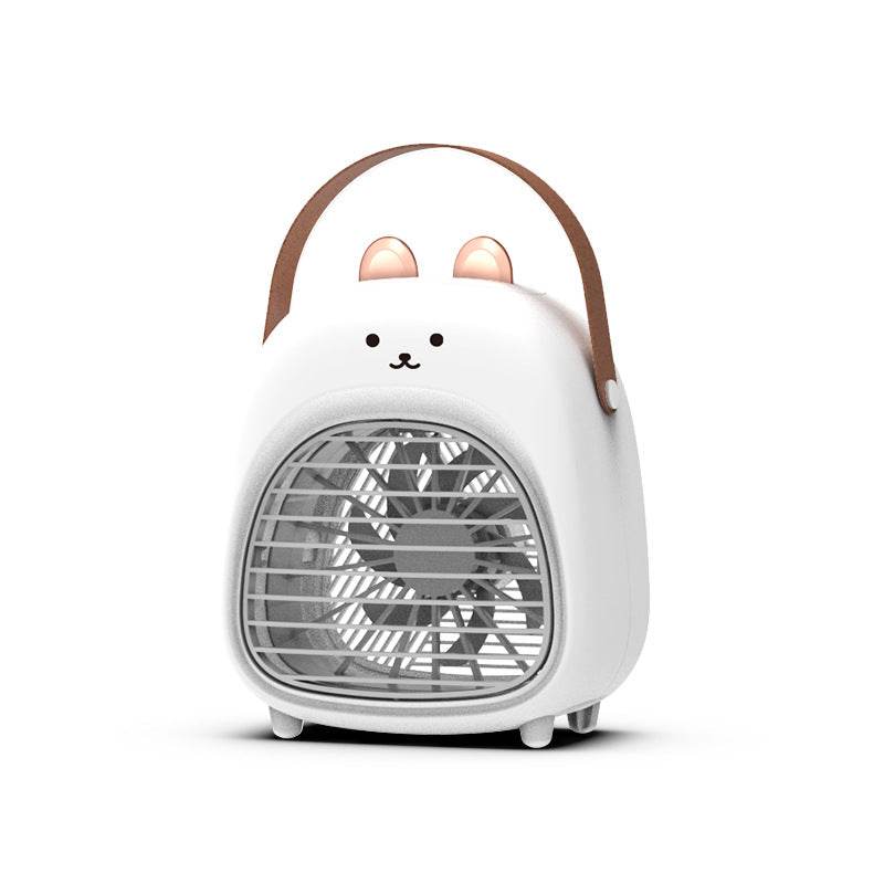 Spray Fan Humidification Cooling USB Portable Mute Desktop Fan - Mubimart