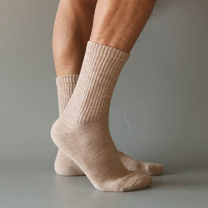 Cotton Thickened Socks Loose Towel Athletic Socks - Mubimart